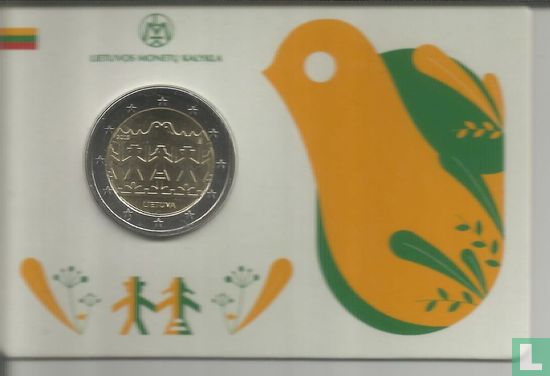 Lituanie 2 euro 2018 (coincard - type 2) "Song and dance Celebration" - Image 1