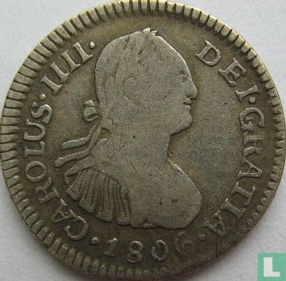 Guatemala ½ real 1806 - Image 1