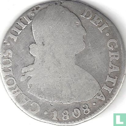 Bolivia 2 reales 1808 (type 1) - Image 1