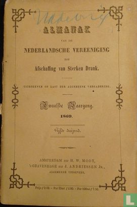 Almanak van de Nederlandsche vereeniging tot afschaffing van sterken drank  - Bild 1