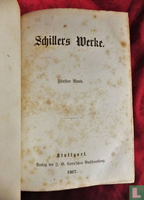 Schillers Werke - Fünfter band - Afbeelding 3