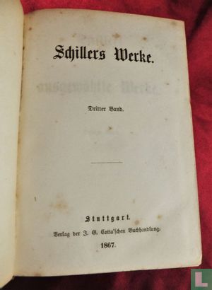 Schillers Werke - Dritter band - Image 3