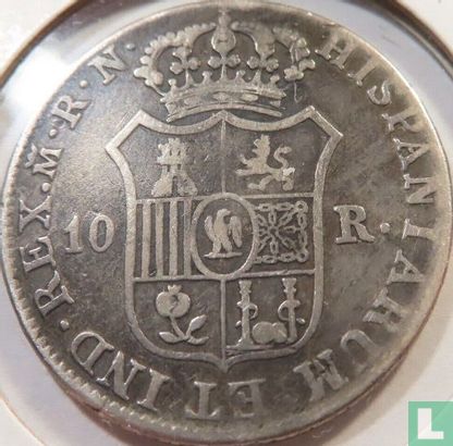 Espagne 10 reales 1812 (RN) - Image 2