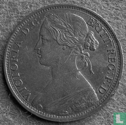 Royaume Uni 1 penny 1863 - Image 2