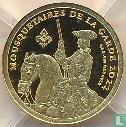 Congo-Brazzaville 100 francs 2022 (BE) "Musketeers of the Guard" - Image 1