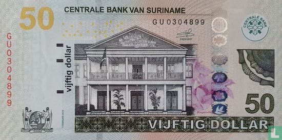 Suriname 50 Dollars - Image 1