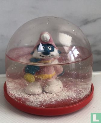 Kerst Grote Smurf sneeuwbol - Image 1