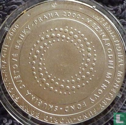 Tsjechië 200 korun 2000 "International Monetary Fund and World Bank Group meeting in Prague" - Afbeelding 1