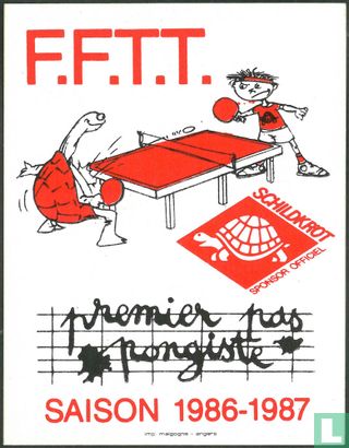  F.F.T.T. premier pas pongiste Saison 1986-1987