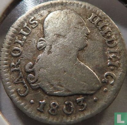 Spanje ½ real 1803 - Afbeelding 1