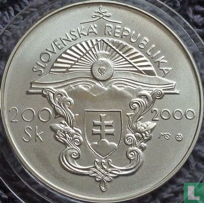 Slovaquie 200 korun 2000 "250th anniversary Birth of Juraj Fándly" - Image 1
