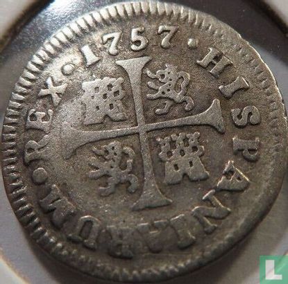 Espagne ½ real 1757 - Image 1