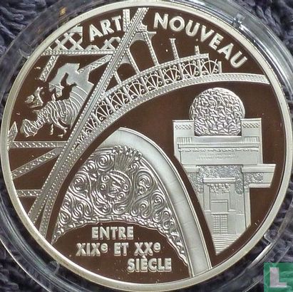 Frankrijk 6,55957 francs 2000 (PROOF) "European Art Styles - Art Nouveau" - Afbeelding 2