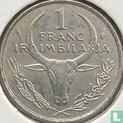 Madagaskar 1 franc 1976 - Afbeelding 2