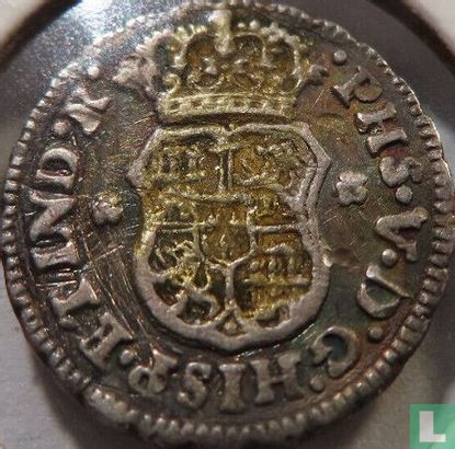 Mexico ½ real 1747 (type 1) - Afbeelding 2