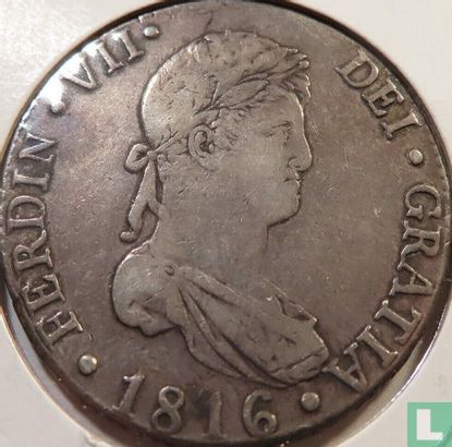 Espagne 8 reales 1816 (M couronné) - Image 1
