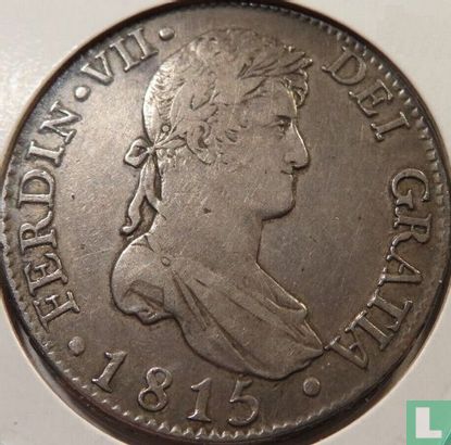 Espagne 8 reales 1815 (M couronné) - Image 1