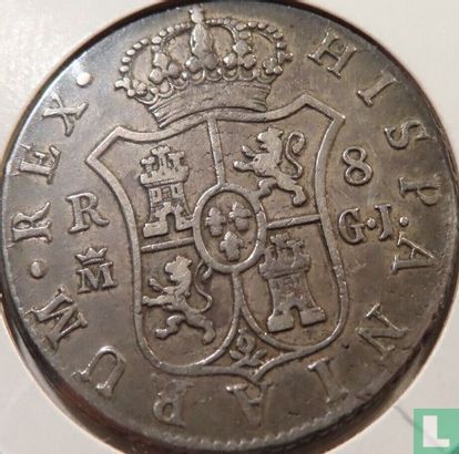 Espagne 8 reales 1815 (M couronné) - Image 2