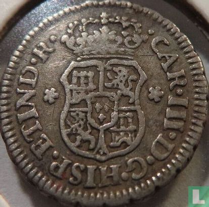 Mexique ½ real 1760 (type 2) - Image 2