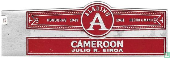 Aladino A Cameroon Julio R. Eiroda - Honduras 1947 - 1961 Hecho a Mano - Afbeelding 1