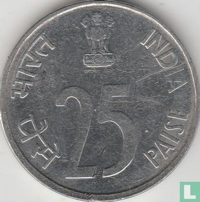 Inde 25 paise 2001 (Hyderabad) - Image 2