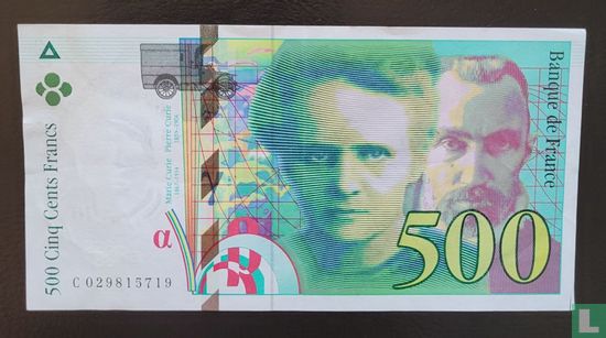 France 500 francs - Image 1
