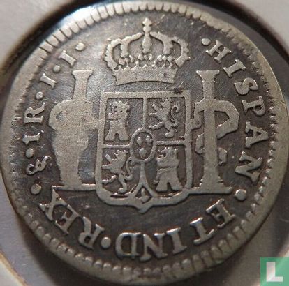 Chile 1 Real 1802 - Bild 2