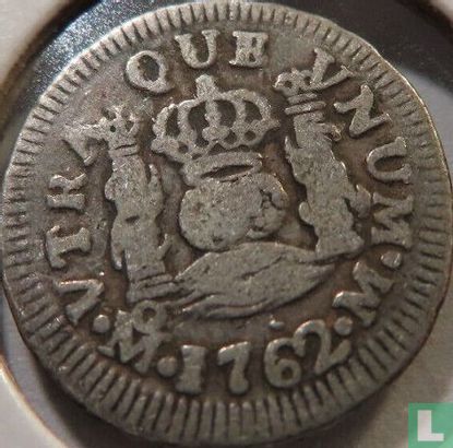 Mexico ½ real 1762 - Afbeelding 1