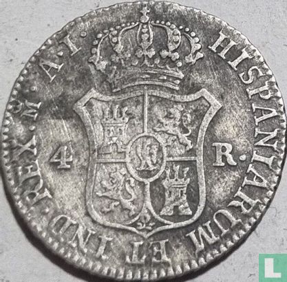 Espagne 4 reales 1810 (IOSEPH NAP - AI) - Image 2