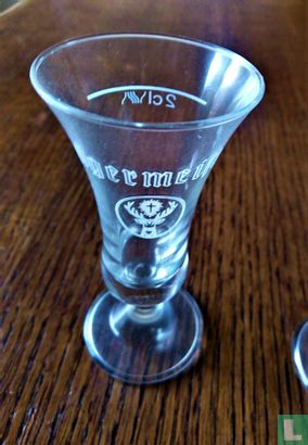  jagermeister shotglas met het hubertus hertenlogo - Image 1