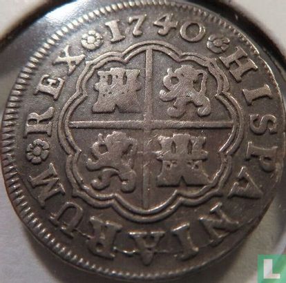 Spanje 1 real 1740 (M) - Afbeelding 1