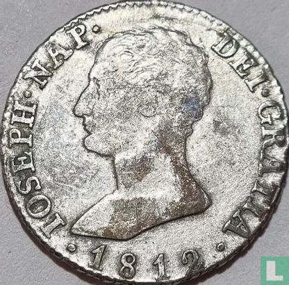 Espagne 4 reales 1812 (IOSEPH NAP - RS) - Image 1