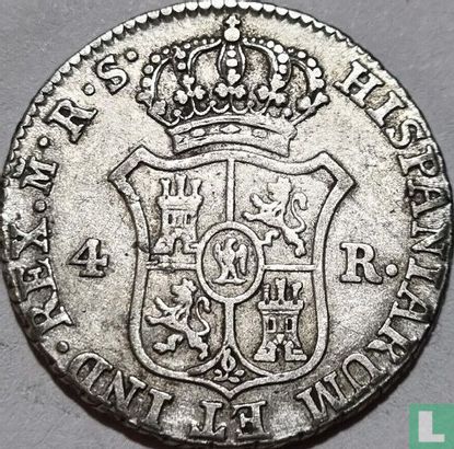 Espagne 4 reales 1812 (IOSEPH NAP - RS) - Image 2