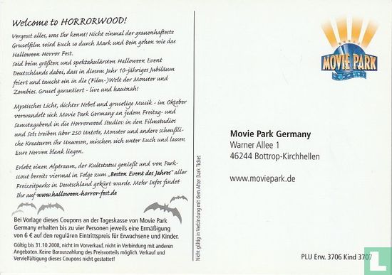 Movie Park Germany - Halloween horror fest 2008 - Afbeelding 2