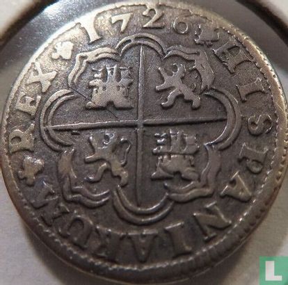 Espagne 1 real 1726 (M) - Image 1