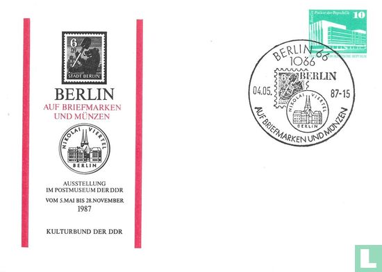 Berlin sur les timbres et les pièces