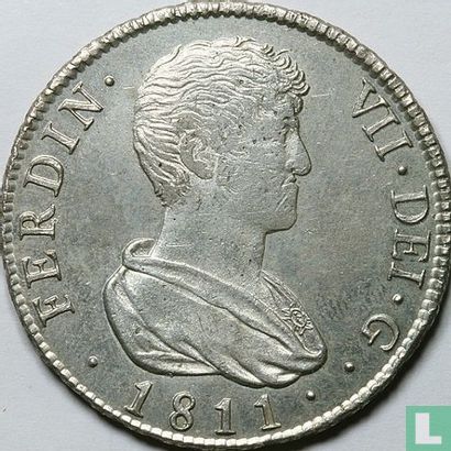 Spanje 4 real 1811 (FERDIN VII - V SG) - Afbeelding 1