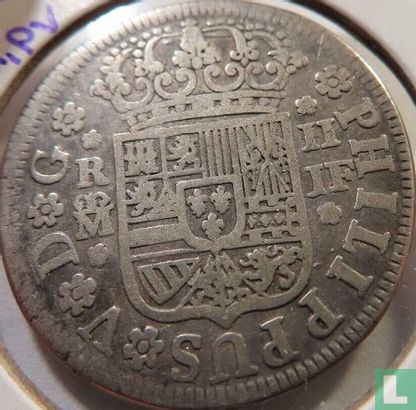 Spain 2 reales 1737 (M) - Image 2