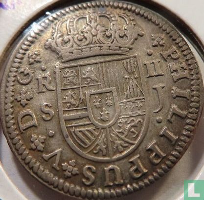 Espagne 2 reales 1721 (S) - Image 2