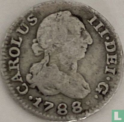 Espagne ½ real 1788 (M - M) - Image 1
