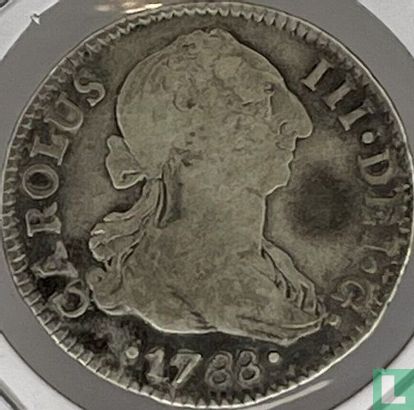 Espagne 2 reales 1788 (S) - Image 1