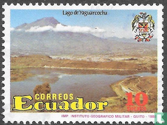 Het meer van Yaguarcocha