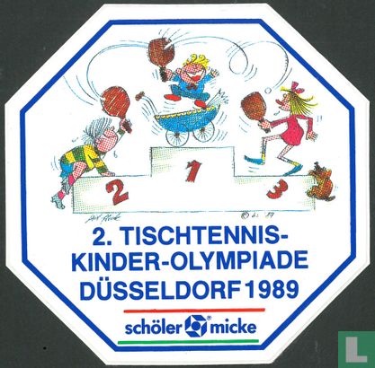 2.Tischtennis Kinder-olympiade Düsseldorf 1989