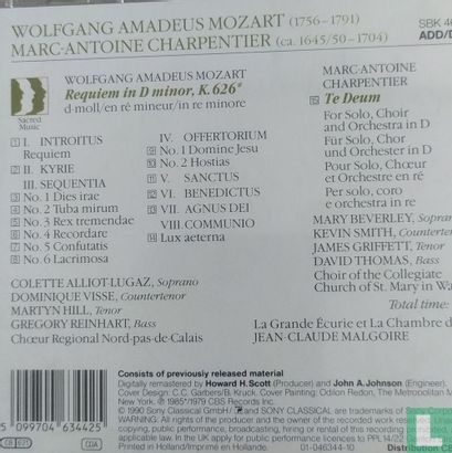 Mozart / Charpentier - Jean-Claude Malgoire – Requiem, K. 626 / Te Deum - Afbeelding 3