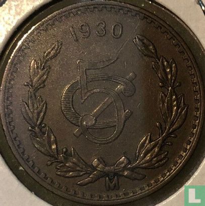 Mexico 5 centavos 1930 (type 1) - Afbeelding 1