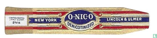O-NIC-O Denicotinized - Lincoln & Ulmer - New York - Afbeelding 1