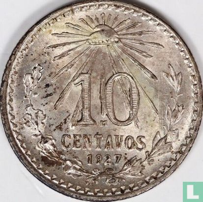 Mexico 10 centavos 1927 - Afbeelding 1