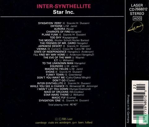 Inter-Synthellite Star Inc. 28 Synthesizers Hits - Image 2