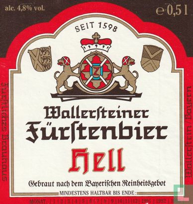 Wallersteiner Fürstenbier Hell