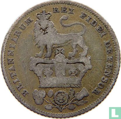 Royaume-Uni 6 pence 1826 (type 2) - Image 2